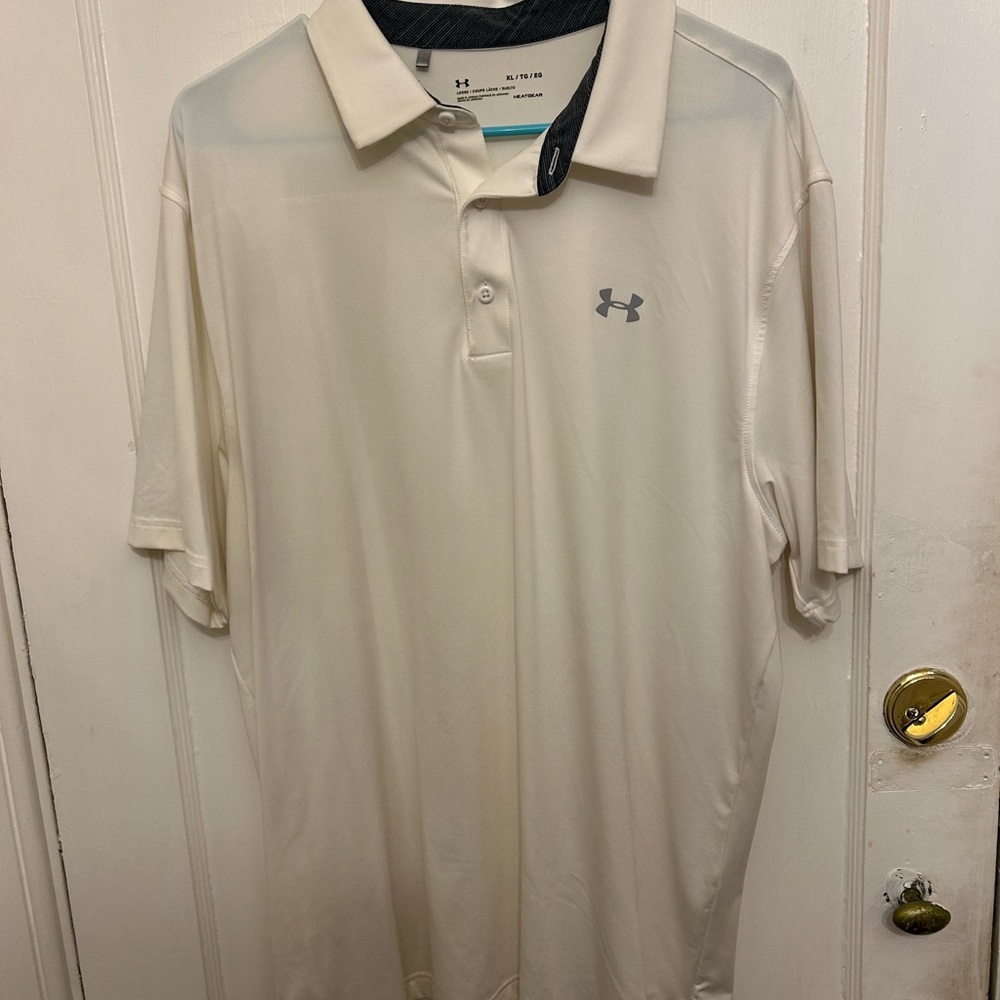 Under Armour Men's Polo Shirt in Cream